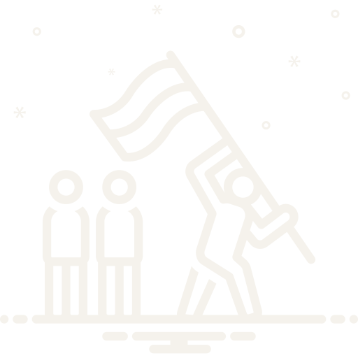 Leadership line icon