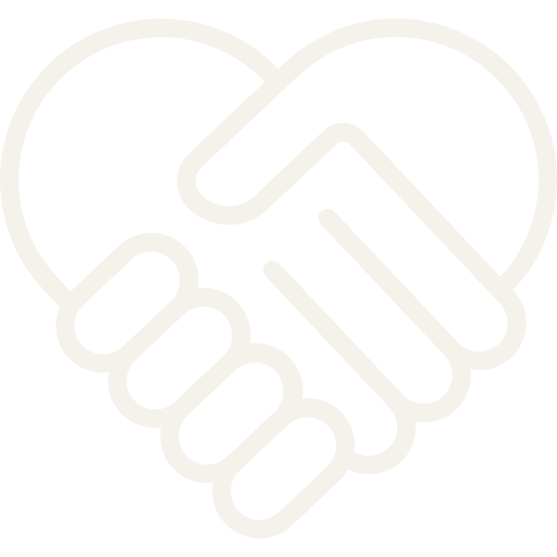 Handshake line icon