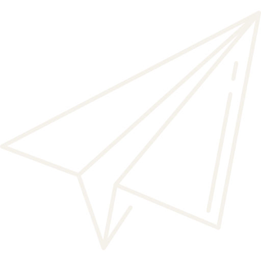 Paper plane line icon